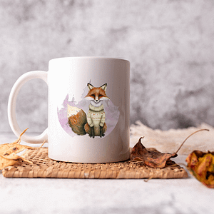 Festive Woodland Fox PNG