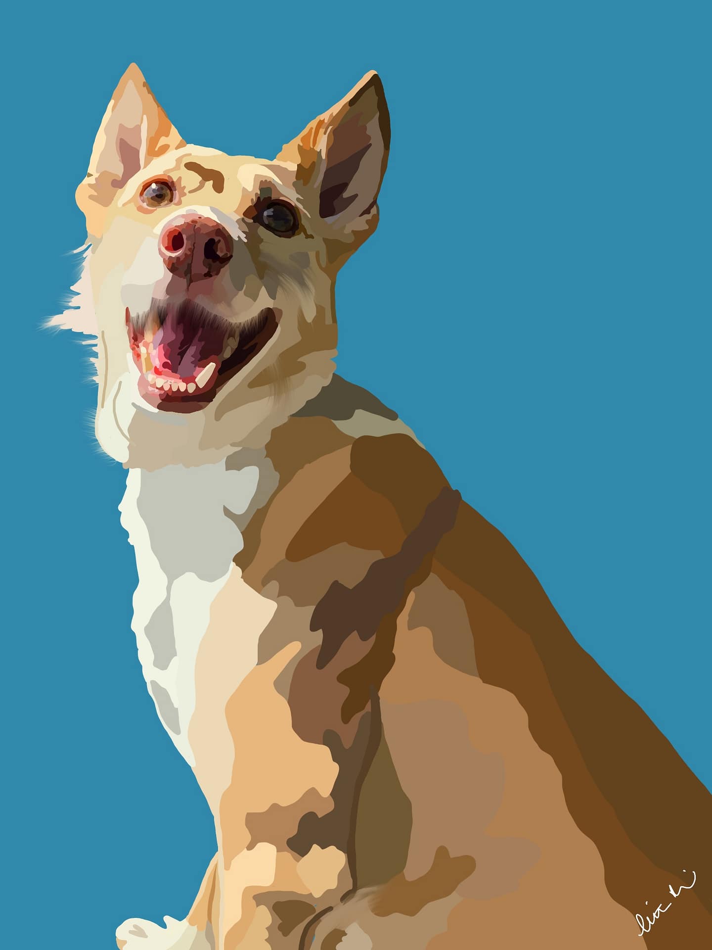 personalised pet portrait