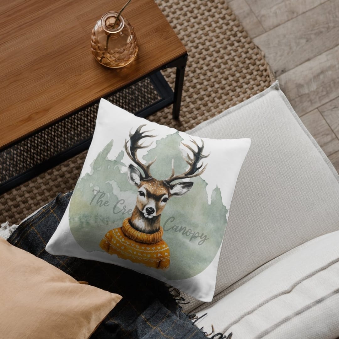 Festive Woodland Deer PNG