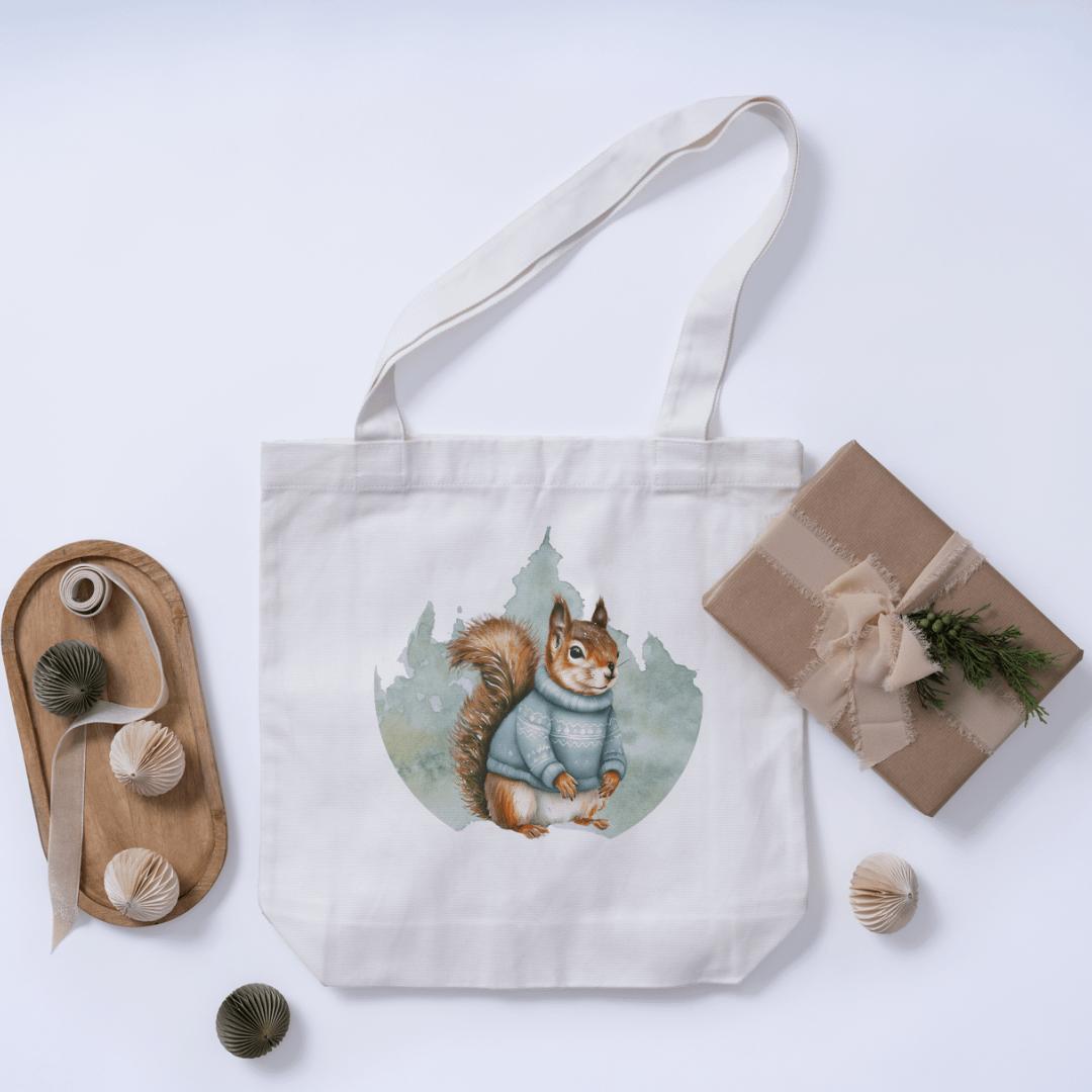 Festive Woodland Squirrel PNG – Watercolour Christmas Graphic - Image 2