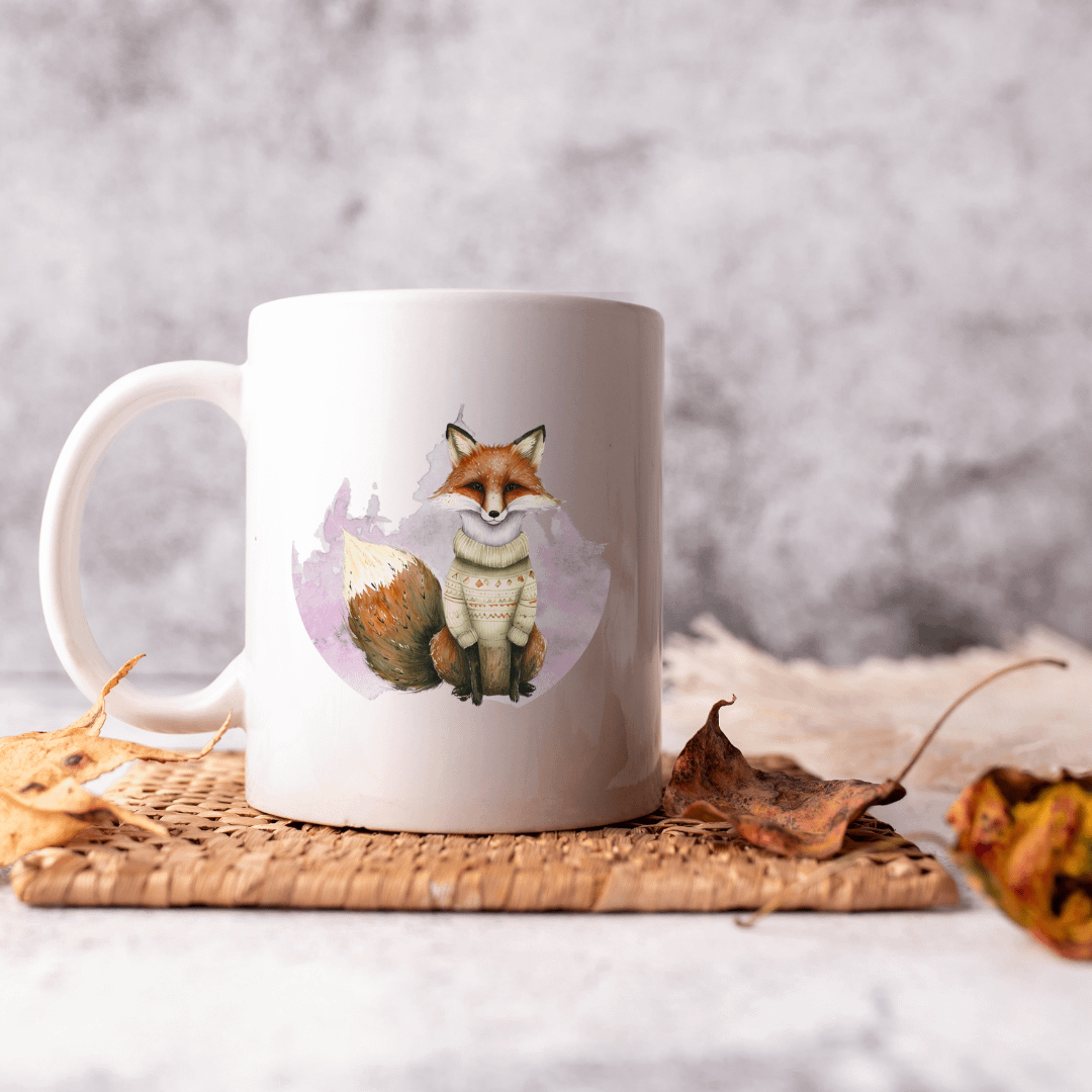 Festive Woodland Fox PNG